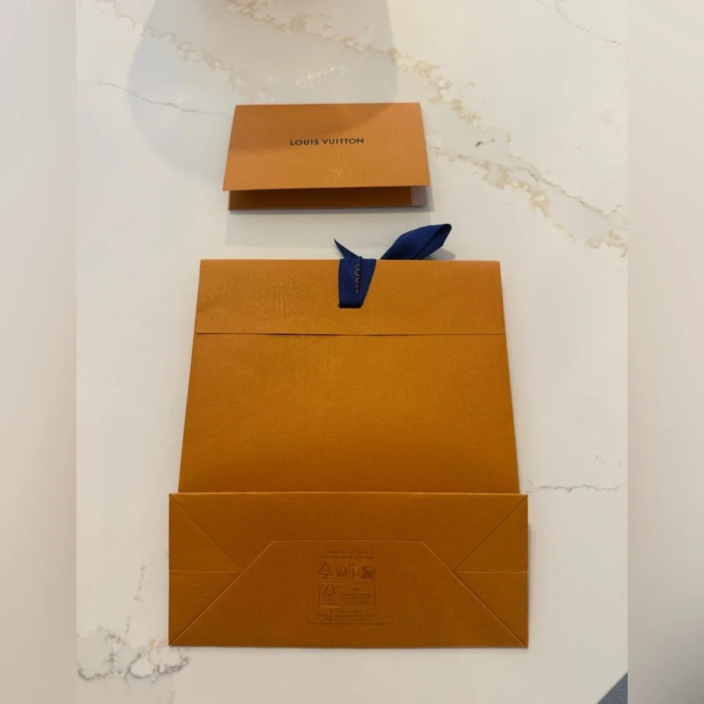 LOUIS VUITTON GIFT BAG WITH RECEIPT ENVELOPE